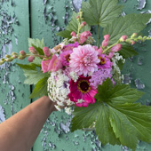 Strauss mit Sommerblumen